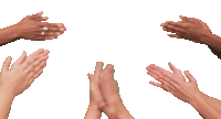 Gif animé photo applaudir